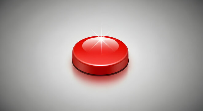 Red Button Start Control Power Technology Emergency Stop Industrial Design - Powered by Adobe