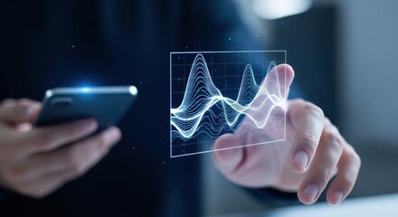 Holographic Data Visualization on Smartphone