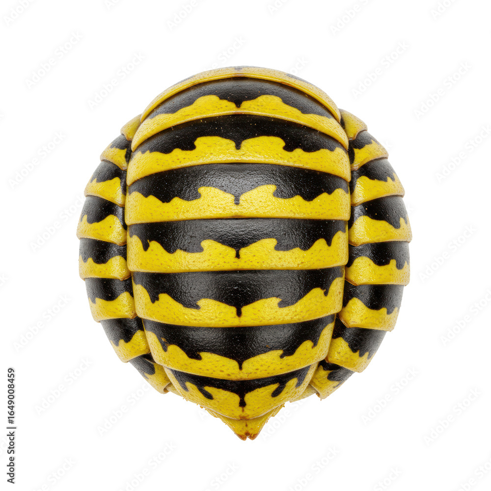 Poster pristine graphic pattern of sharp high-contrast yellow and black stripes mimicking wasp warning, iso