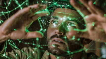 new API integrations with digital connection lines linking virtual systems