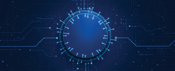 Abstract modern business technology and science background