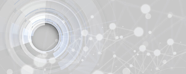 Obraz premium Abstract modern business technology and science background