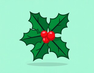 Christmas holly graphic (1)