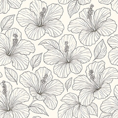 seamless pattern with flowers