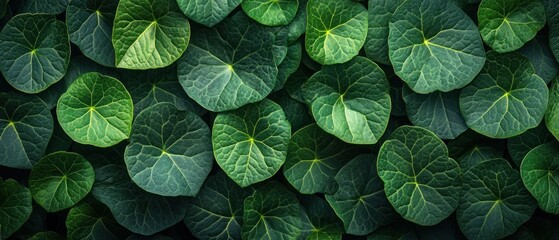 Lush Green Leaves: A Natural Tapestry of  Vibrant Foliage