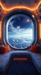 Space Station Relaxation: Breathtaking Earth View