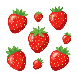 strawberry seamless pattern