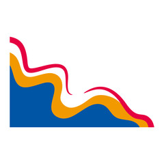 Abstract Wave Corner