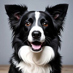 Fototapeta premium Happy Border Collie portrait