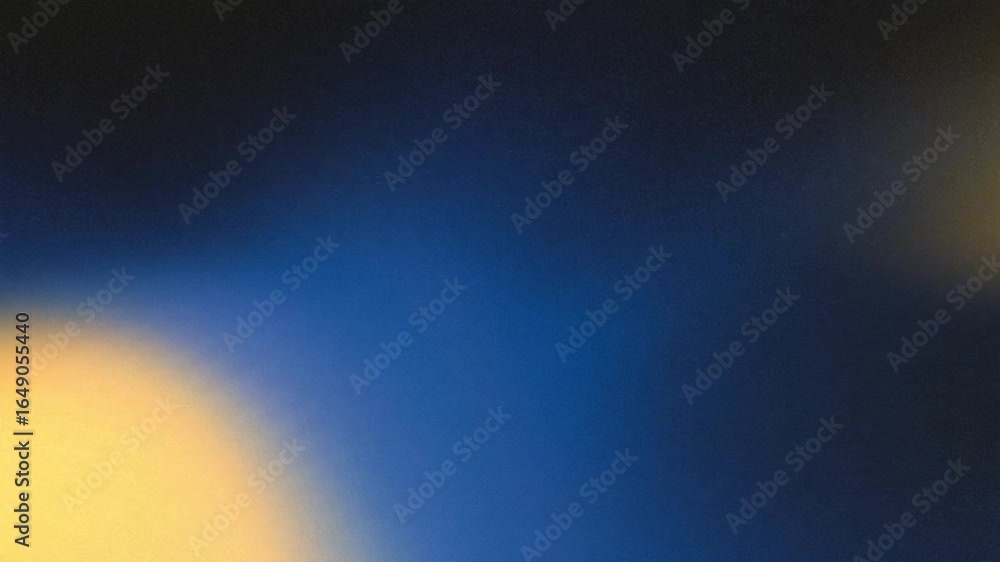 Poster abstract blue gradient with soft yellow light background creating dreamy and elegant visuals ideal f