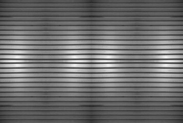 announcement advertisement ad on white empty blank of paper. White grey gray Corrugated metal...