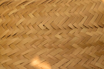 Textura de bagana trançada, fundo de palha seca, papel de parede de material vegetal seco tramado,...