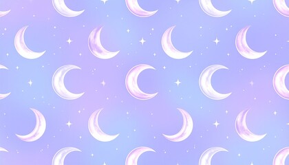 Seamless, light, background, night, moon, pattern, repeated, elegant, minimalistic, celestial, dreamy, decorative, soft, versatile, subtle, modern, clean, artistic, abstract, continuous, whimsical, lu