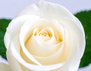 Close-up of a pristine white rose (3)