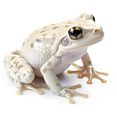 frog on white background