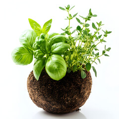 fresh basil plant