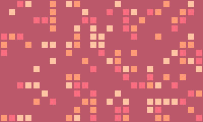 Abstract pixel art background.  Warmtoned squares create a dynamic, textured pattern perfect for website banners, presentations, or modern designs.