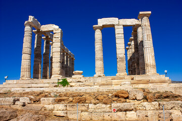 Ruins of an ancient Greek temple