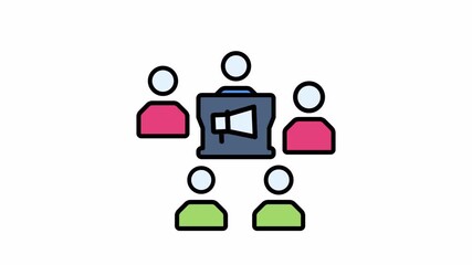 Dynamic Speaker Motivating Diverse Audience: Powerful Presentation Animation