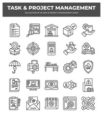 25 Task & Project Management Icons: Streamline your workflow with these versatile icons