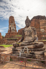 Fototapeta premium アユタヤの遺跡 タイ王国