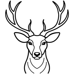 deer head vector