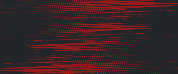 Background, contrast red and black color abstract template for business design. Technology style. You can use it for advertising, sports posters, templates, business presentations. Vector illustration