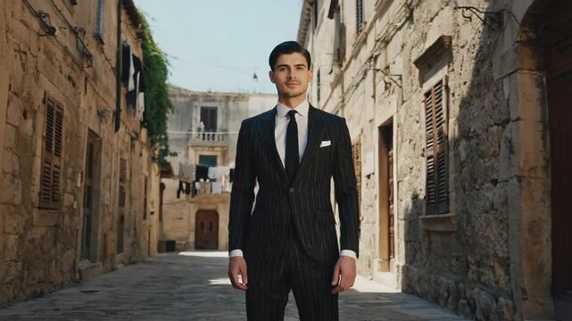 Italian mafia man.