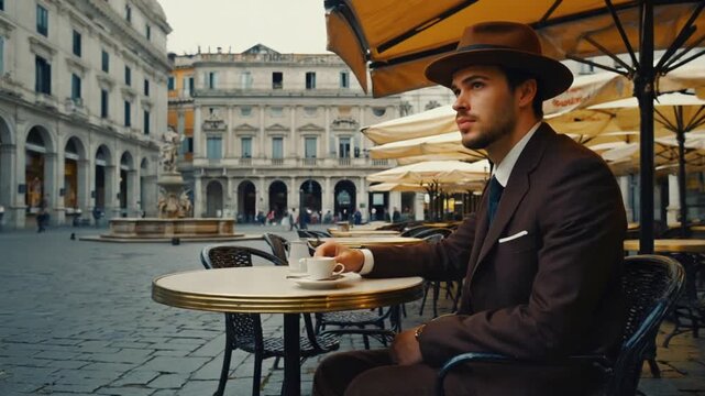Italian mafia man.