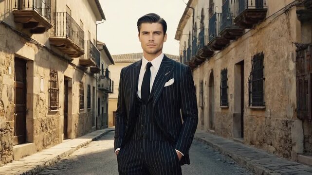 Italian mafia man.