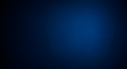Obraz premium Dark and Moody Blue Gradient Abstract Background with Vignette Effect