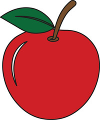 Peach fruit outline icon, healthy organic farm product symbol, minimal line art vector, sweet juicy tropical dessert ingredient illustration