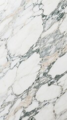 Fototapeta premium Elegant White Marble with Intricate Gray and Pink Veins