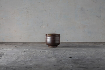 Ochoko Guinomi Bizen-yaki Sake Cup with Potter's Mark Yakimono Touki