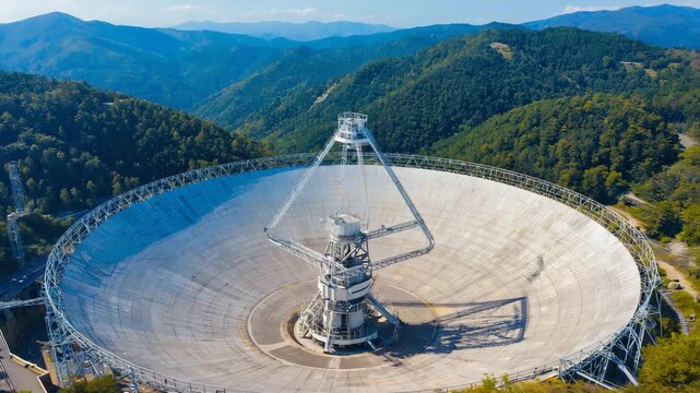 RATAN 600 Radio Telescope Exploring the Universe from Zelenchukskaya, Russia