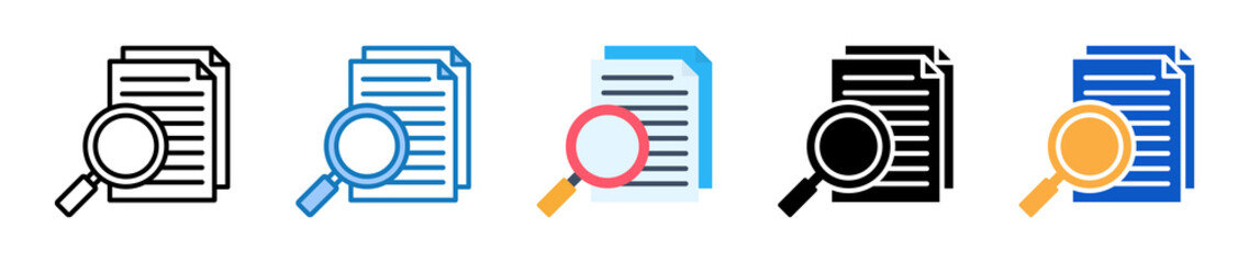 Evidence multiple style icons set design vector illustration. 