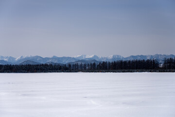 北海道中札内村 六花の森近くから望む日高山脈 / Hidaka Mountains seen near Rokka...