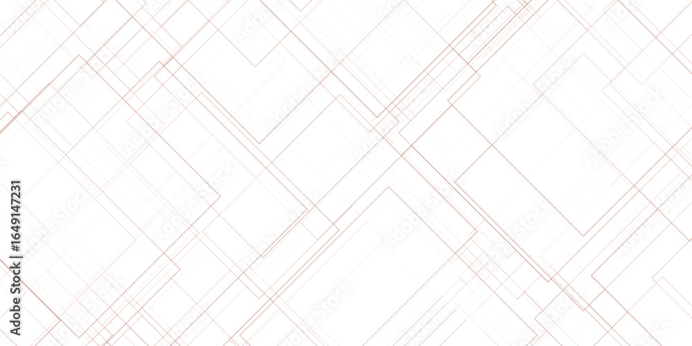 Poster geometric line art design in a soft color palette with a diagonal arrangement creating a modern arch