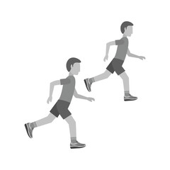 Running Man Silhouette