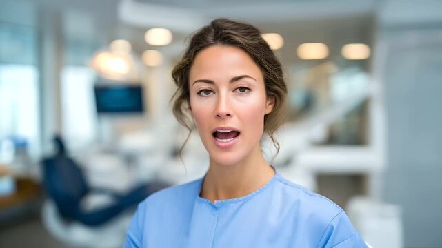 doctor dantist talking