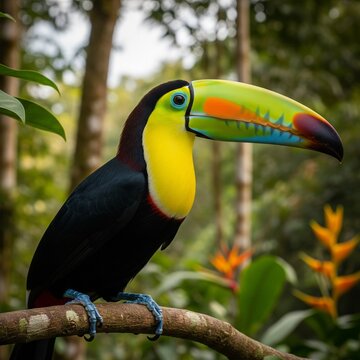 toucan on a tree