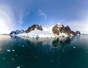 Icy Fjord Panorama