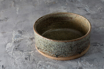 Utsuwa Yakimono Sara Hirazara Hachi Handcrafted Japanese Serving Bowl Plate &ndash; Glazed Stoneware, Rustic Modern, Vintage Tableware