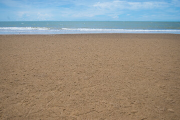 Beach and sea in the morning at Khao Lak, Thailand
