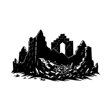 Historic Ruins clip art preview