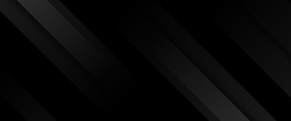 Obraz premium abstract black background. Dark geometric black abstract background elegant decorative design pattern vector