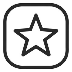 Obraz premium Soft Corner Minimal Star Symbol