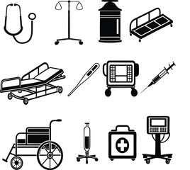 Hospital Icons Set