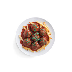 Belgian Meatballs (Ballekes) - A hearty dish made of meatballs (often beef or pork) in a rich, tomato-based sauce. It's