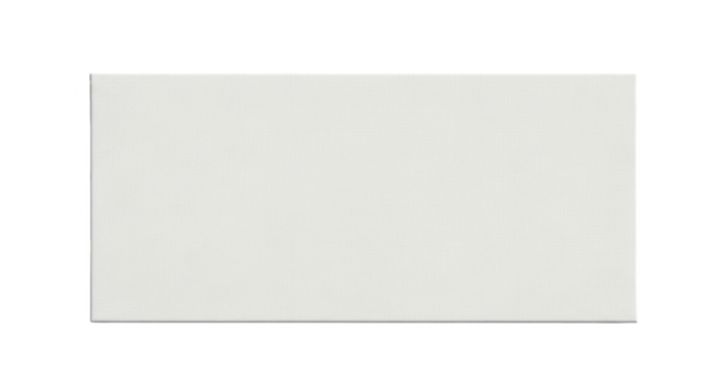 A clean, minimalist rectangular surface with a subtle texture, presented in a horizontal orientation against a stark white background.